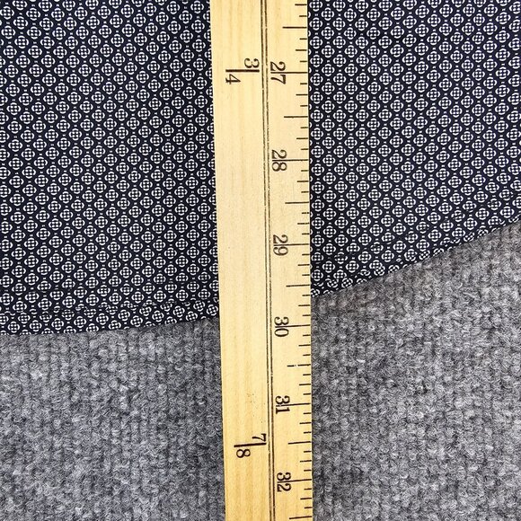 Guess Shirt Mens Large Black Gray Geometric Button Up Long Sleeve‎ Slim Fit - Picture 5 of 8